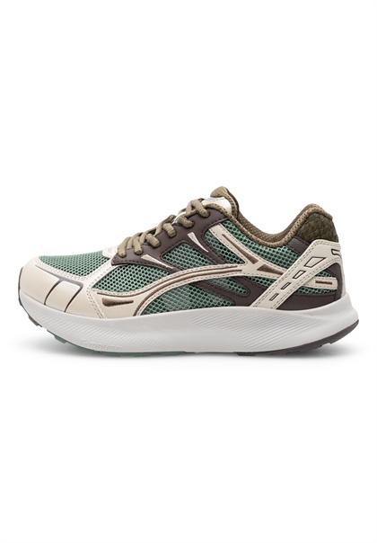 Woden Sneakers Freja Runner - Swamp Multi